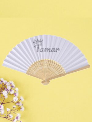 מניפה למסיבת רווקות כתר כסף