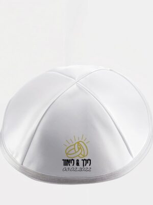 כיפה מנצנצת – דגם טבעות מנצנצות (לאירוע נוצץ במיוחד)