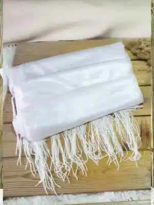 שאל/מטפחת מגולגולת עם חבק ממותג - דגם פרנזים נצנץ (150*50)